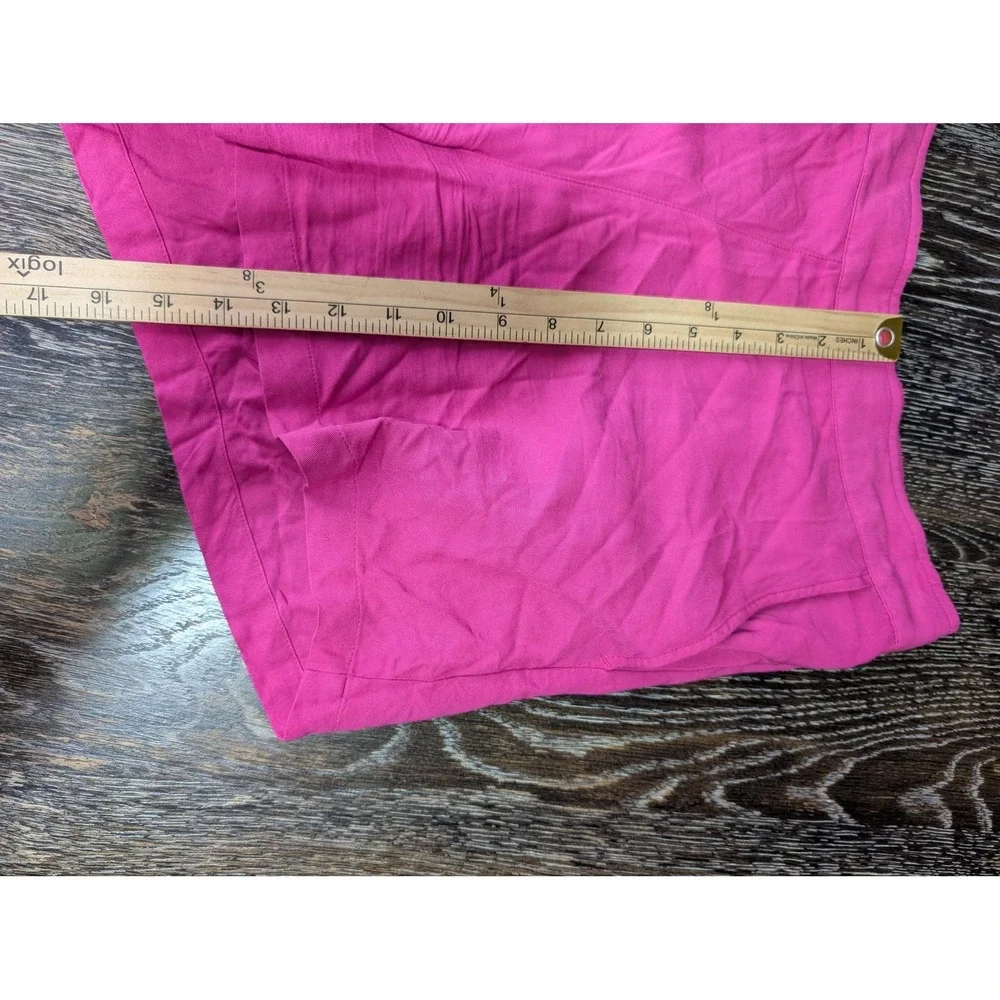Old Navy Sleep Shorts Mens L Pink Viscose Elastic Waist Pockets Lightweight